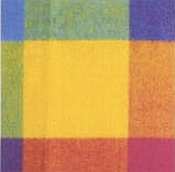 Waratah Merino Wool Throw Fringed on two ends. Checks-Snowcone.