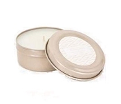 Voluspa Basics Travel Candle Tin - White Pepper Nectarine