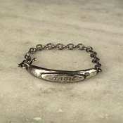 Angel Baby Sterling Silver Handmade Bracelet