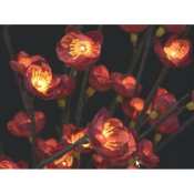 Burgundy Plum Tree Flower Lights 60 Bulbs -Light Garden